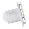 Ventilador de ventilaci&oacute;n ultrasilencioso para ba&ntilde;o de 6 pulgadas con luz LED, Extractor de aire de escape montado en la pared de pl&aacute;stico