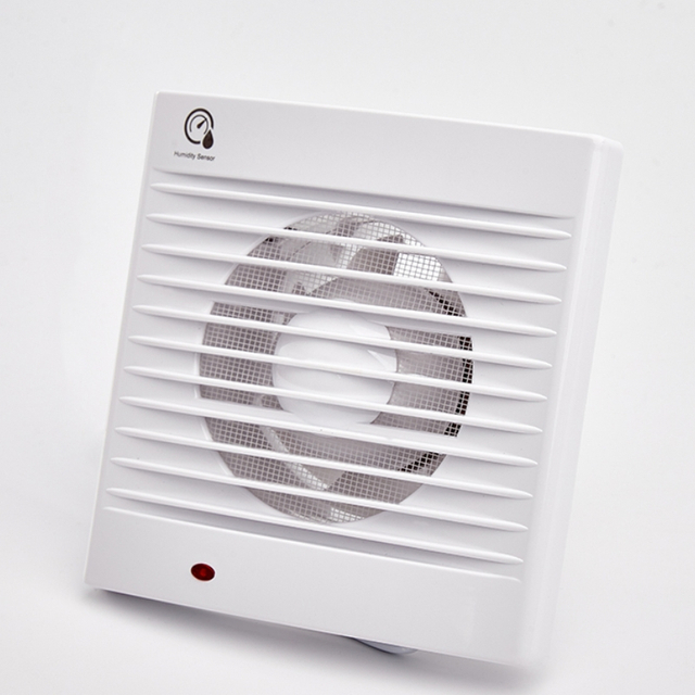 Ventilador de flujo Axial con temporizador, Extractor de ba&ntilde;o, ventilaci&oacute;n de escape peque&ntilde;a, montado en la pared, 4/6 pulgadas