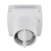 Ventilador de ventilaci&oacute;n ultrasilencioso para ba&ntilde;o de 6 pulgadas con luz LED, Extractor de aire de escape montado en la pared de pl&aacute;stico