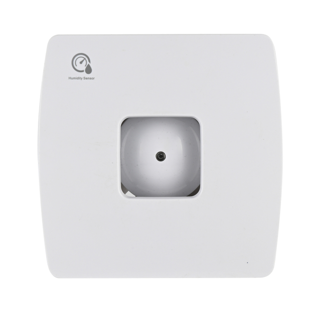 Ventilador de ventilaci&oacute;n ultrasilencioso para ba&ntilde;o de 6 pulgadas con luz LED, Extractor de aire de escape montado en la pared de pl&aacute;stico
