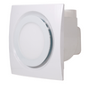 Ventilador de flujo Axial cuadrado silencioso para cocina y ba&ntilde;o, de pl&aacute;stico, 8, 10 pulgadas, 220V, montaje en techo, ventilaci&oacute;n para ba&ntilde;o