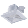 Ventilador de ventilaci&oacute;n ultrasilencioso para ba&ntilde;o cuadrado de pl&aacute;stico silencioso de 8 pulgadas con luz LED, extractor de aire montado en el techo