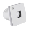 Ventilador de ventilaci&oacute;n ultrasilencioso para ba&ntilde;o de 6 pulgadas con luz LED, Extractor de aire de escape montado en la pared de pl&aacute;stico