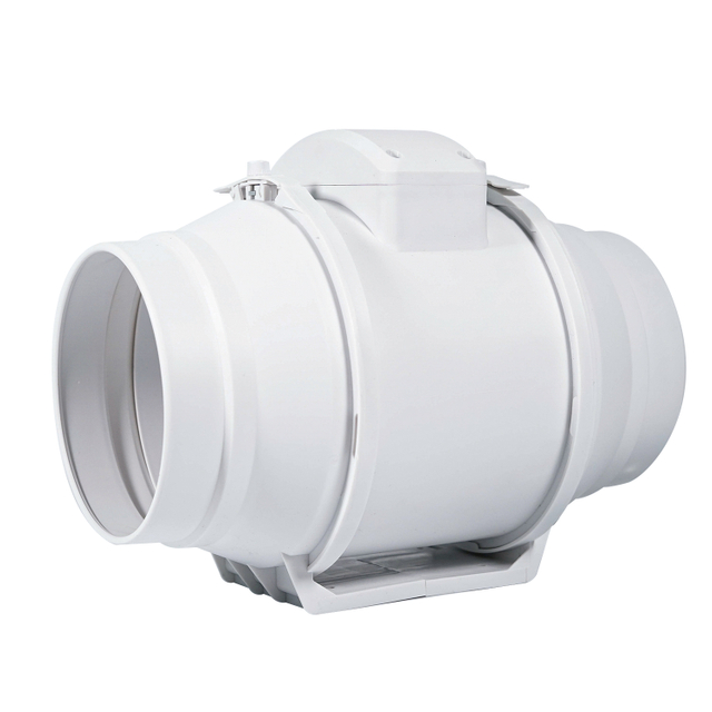 Ventilador de conducto en l&iacute;nea silencioso para interiores hidrop&oacute;nico con flujo de aire grande de 8 pulgadas y 200 mm