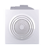 Ventilador de ventilaci&oacute;n ultrasilencioso para ba&ntilde;o cuadrado de pl&aacute;stico silencioso de 8 pulgadas con luz LED, extractor de aire montado en el techo